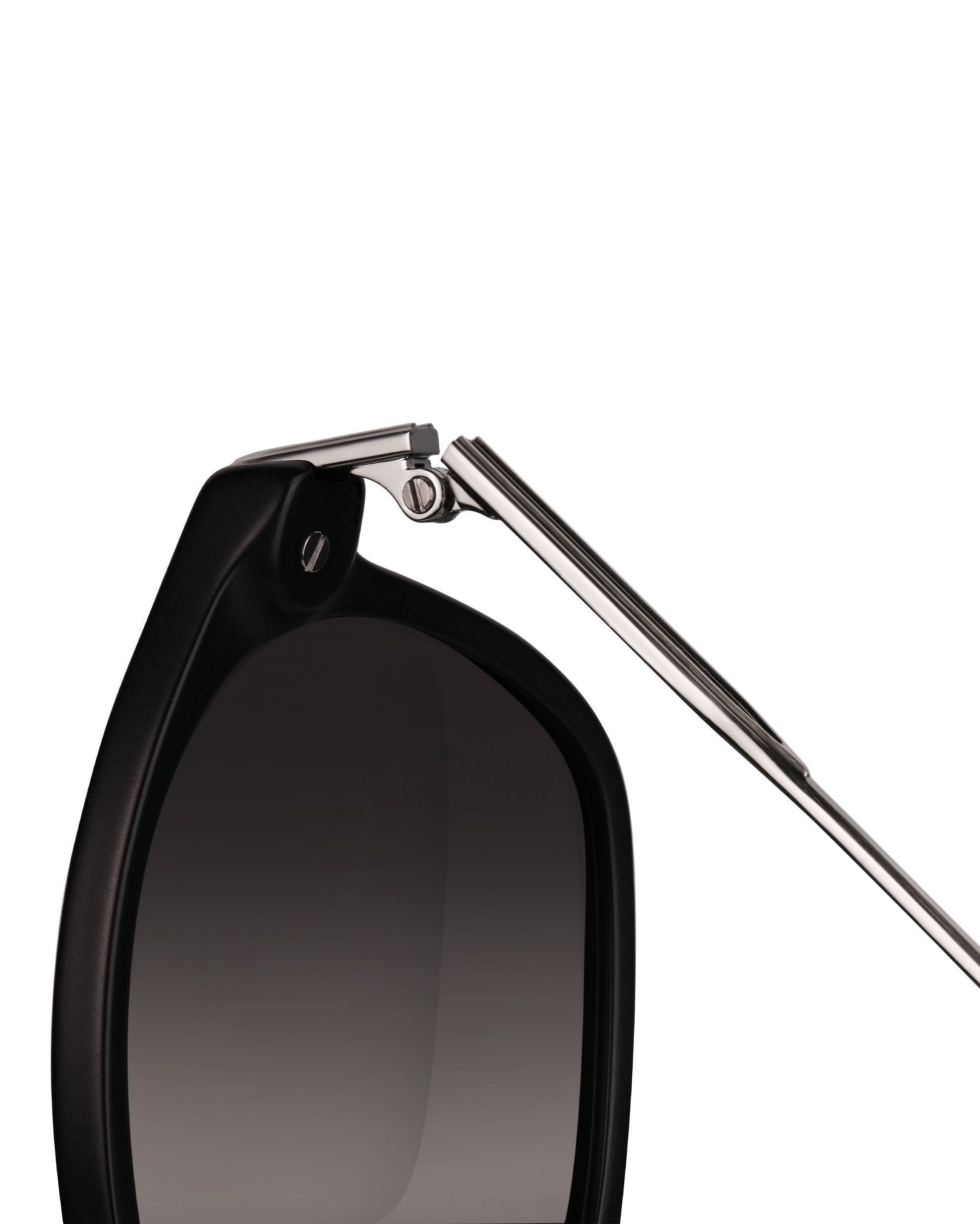 The Oliver Semi Matte Black Polarized Italian Mazzucchelli Frames