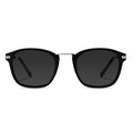 The Oliver sunglasses in Semi Matte Black featuring high-quality Italian Mazzucchelli acetate frames.