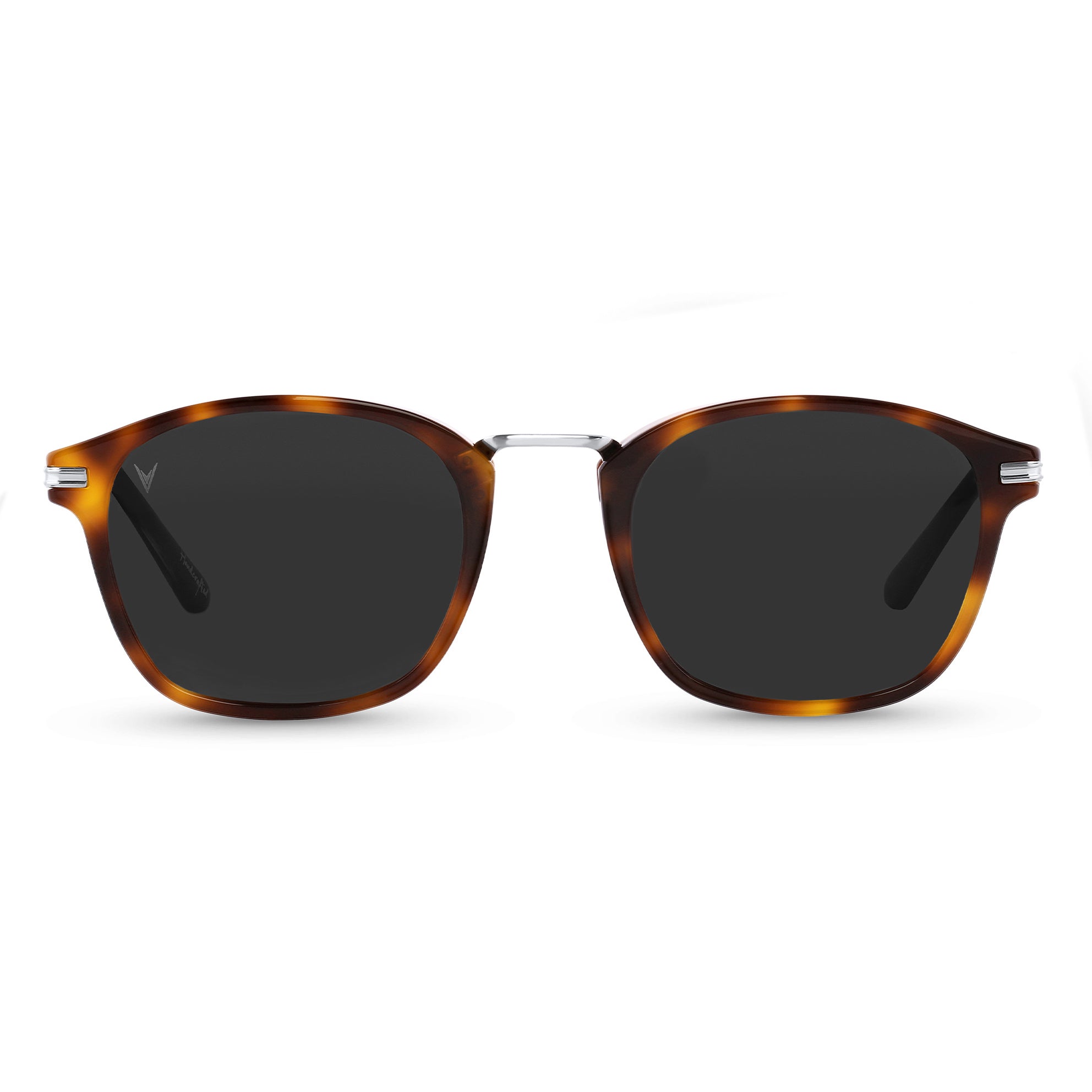 The Oliver sunglasses in Rye Tort with Italian acetate frame and stainless steel temples