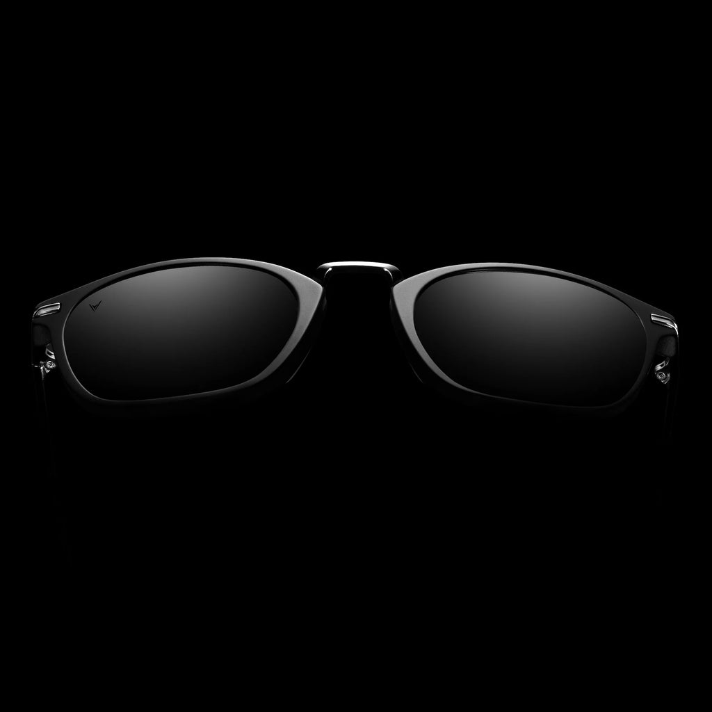 The Oliver Semi Matte Black Polarized Italian Mazzucchelli Frames
