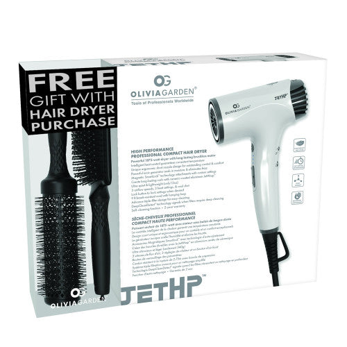 OLIVIA GARDEN JETHP HIGH-PERFORMANCE COMPACT DRYER (#JHPDR1DLO1)
