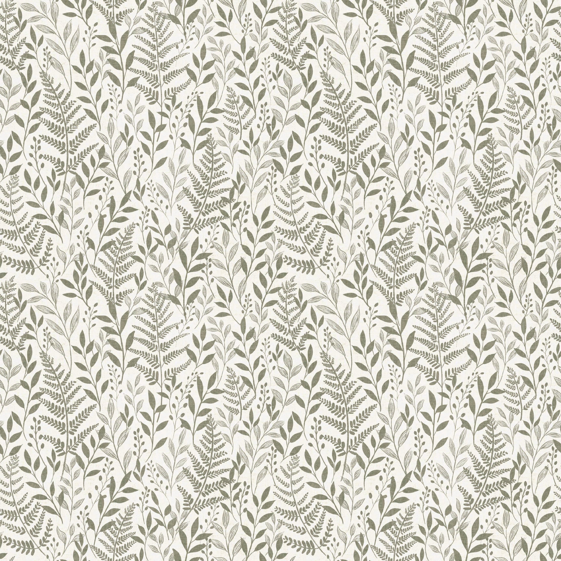 Onyx Floral Removable Wallpaper in Sage Green and Off-White
