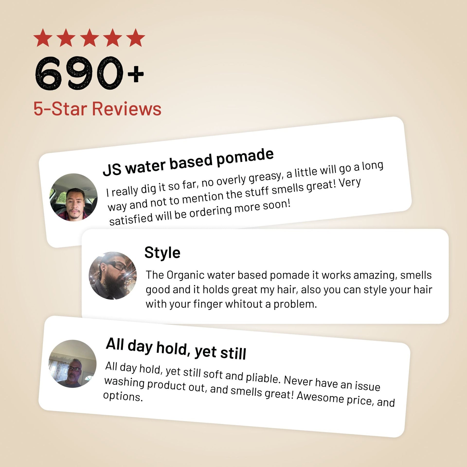 Organic Water Based Pomade for Strong Hold and High Shine - Image 7