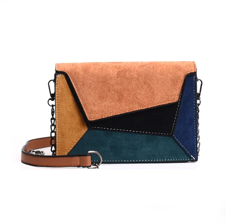 Color Block Mini Shoulder Bag for Women