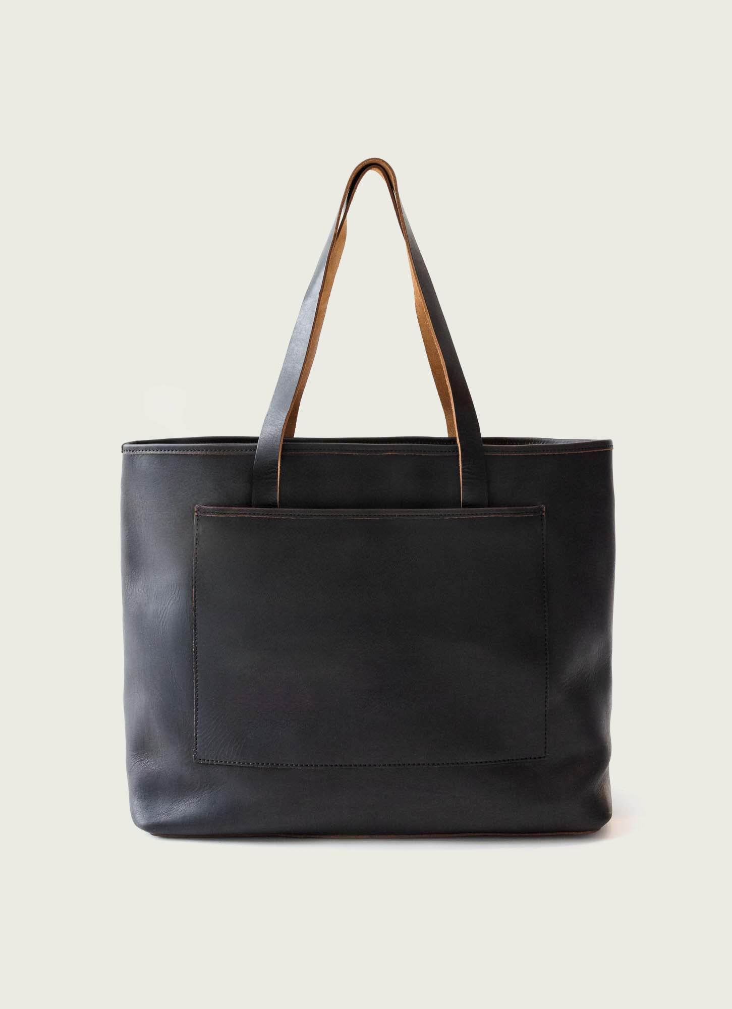 Oversized Leather Tote Bag