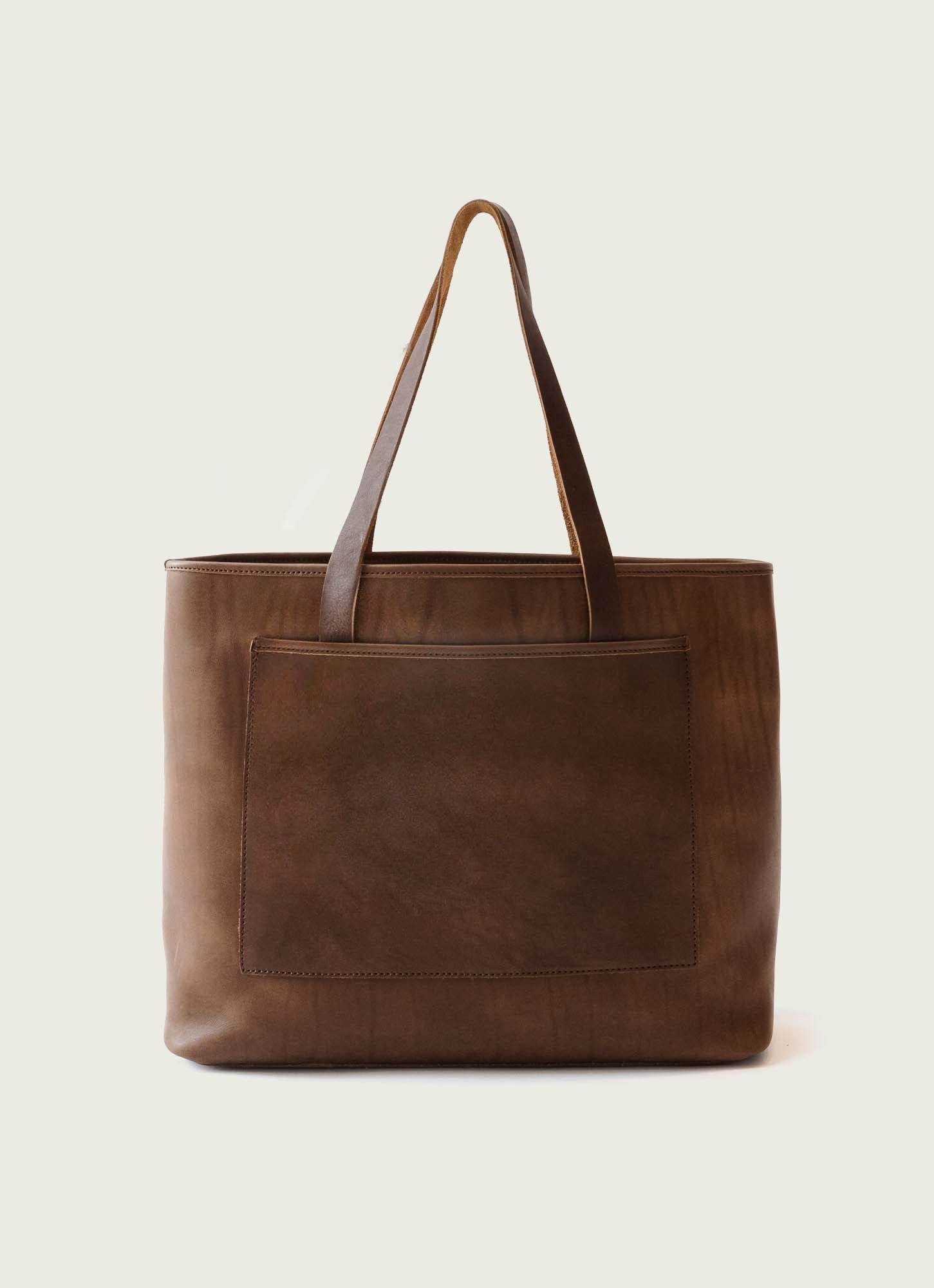 Oversized Leather Tote Bag