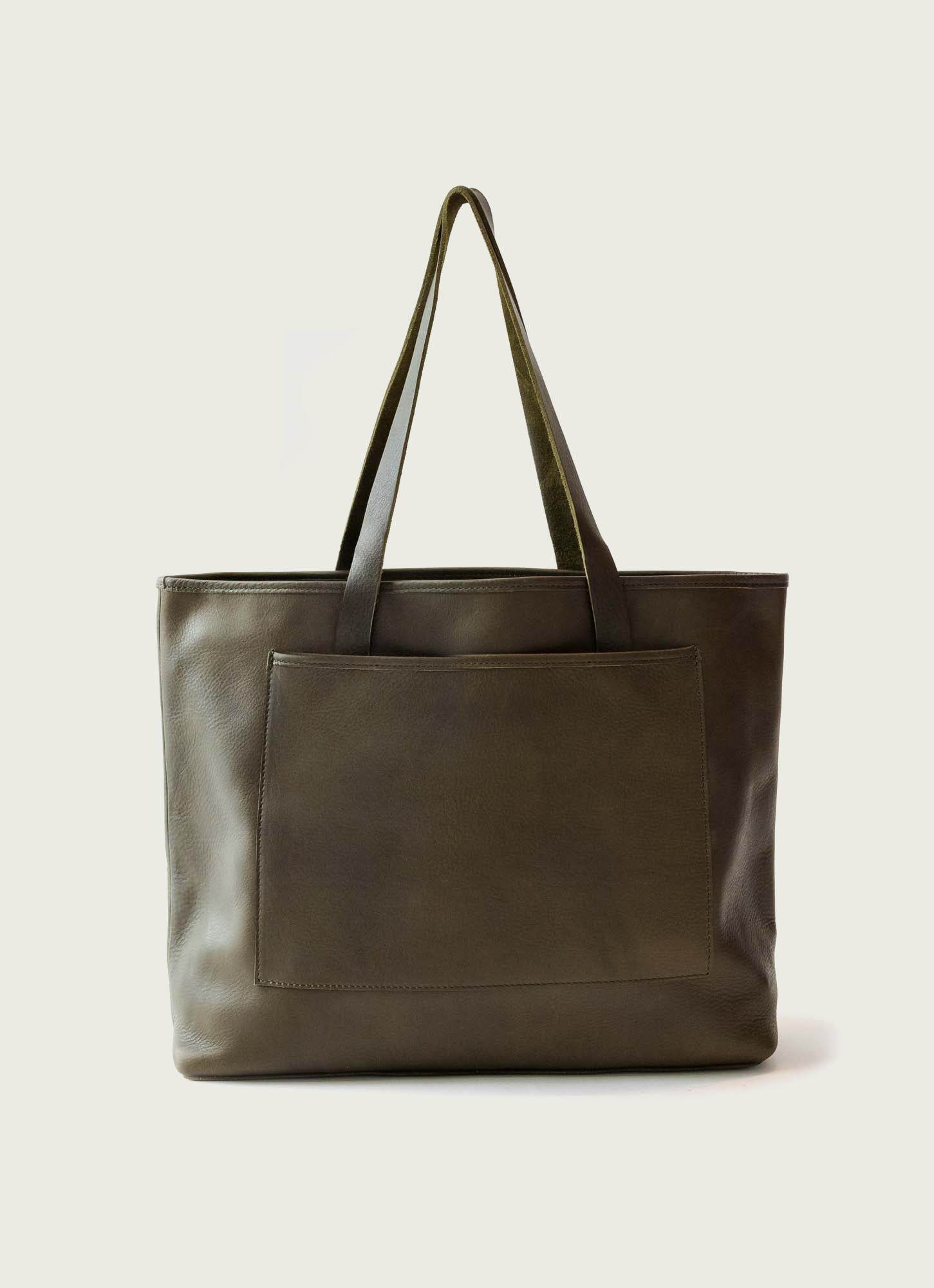 Oversized Leather Tote Bag
