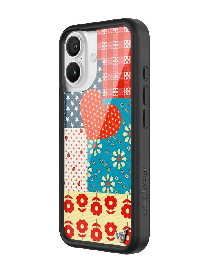 Flower Patch iPhone Case with Retro Floral and Plaid Prints - Image 10