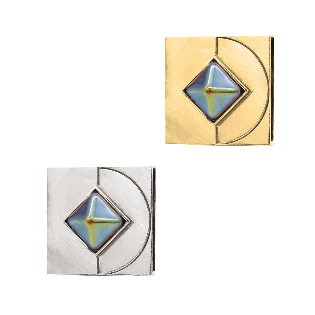 Iridescent Rainbow Diamond Charm – Gold or Silver | DIPHDA