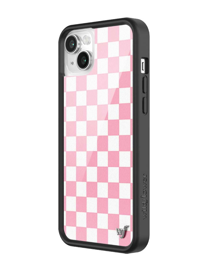 Checkers Pink iPhone Case - Protective Checkerboard Phone Cover - Image 33