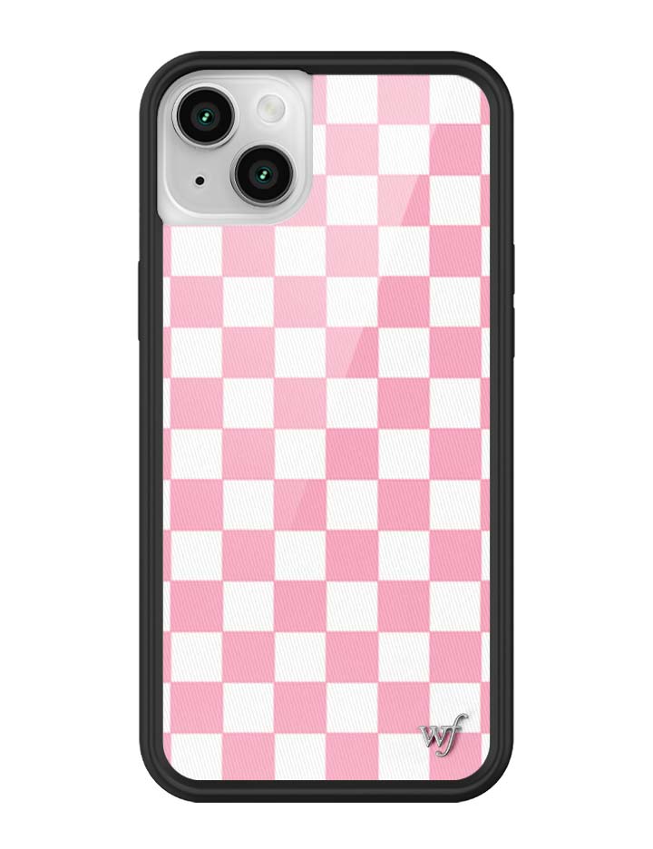 Checkers Pink iPhone Case - Protective Checkerboard Phone Cover - Image 30