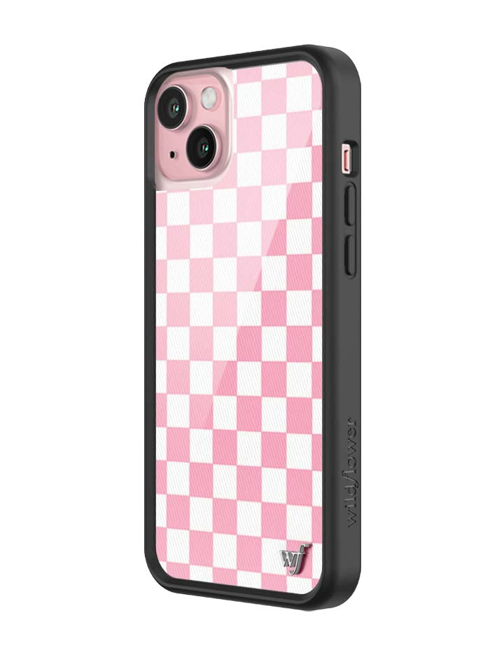 Checkers Pink iPhone Case - Protective Checkerboard Phone Cover - Image 21