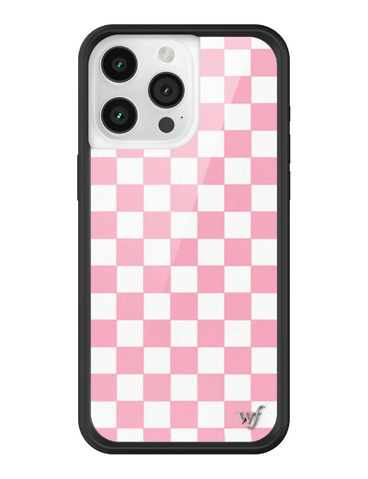 Checkers Pink iPhone Case - Protective Checkerboard Phone Cover - Image 18