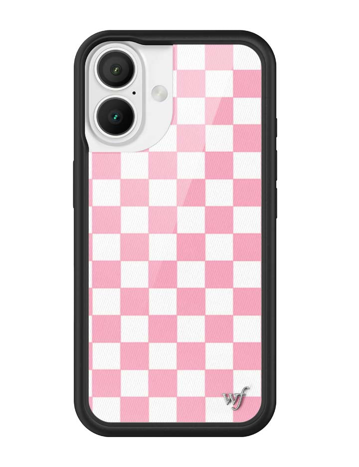 Checkers Pink iPhone Case - Protective Checkerboard Phone Cover - Image 16