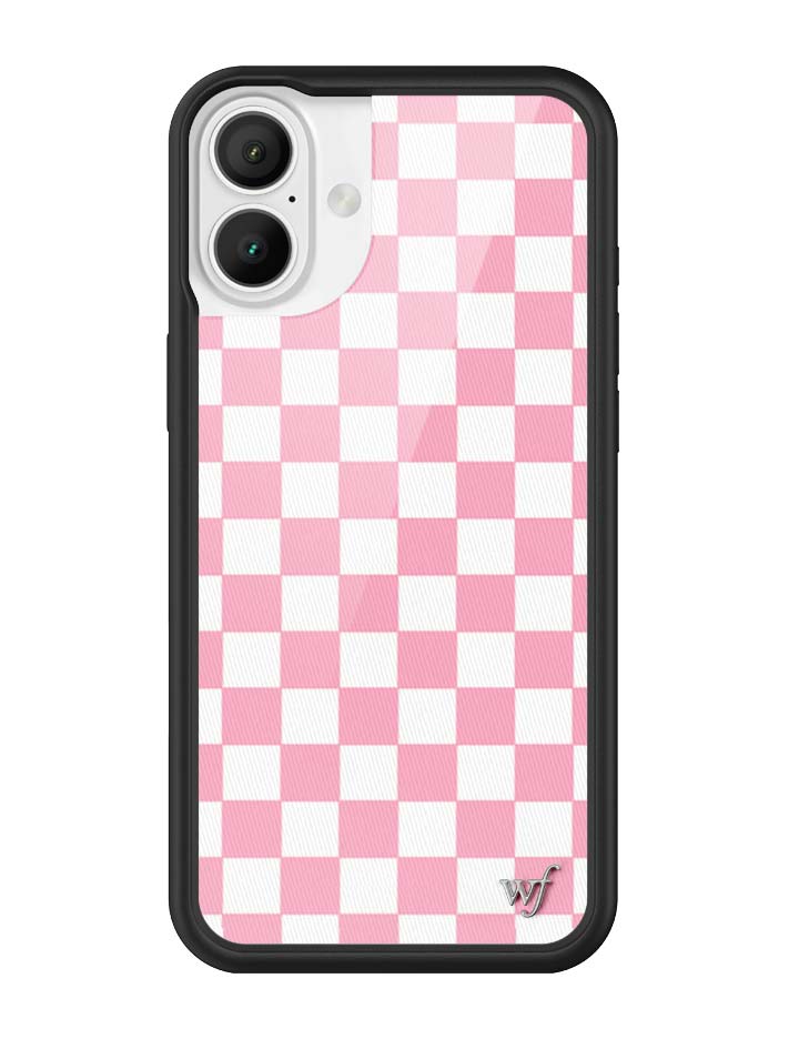 Checkers Pink iPhone Case - Protective Checkerboard Phone Cover - Image 12