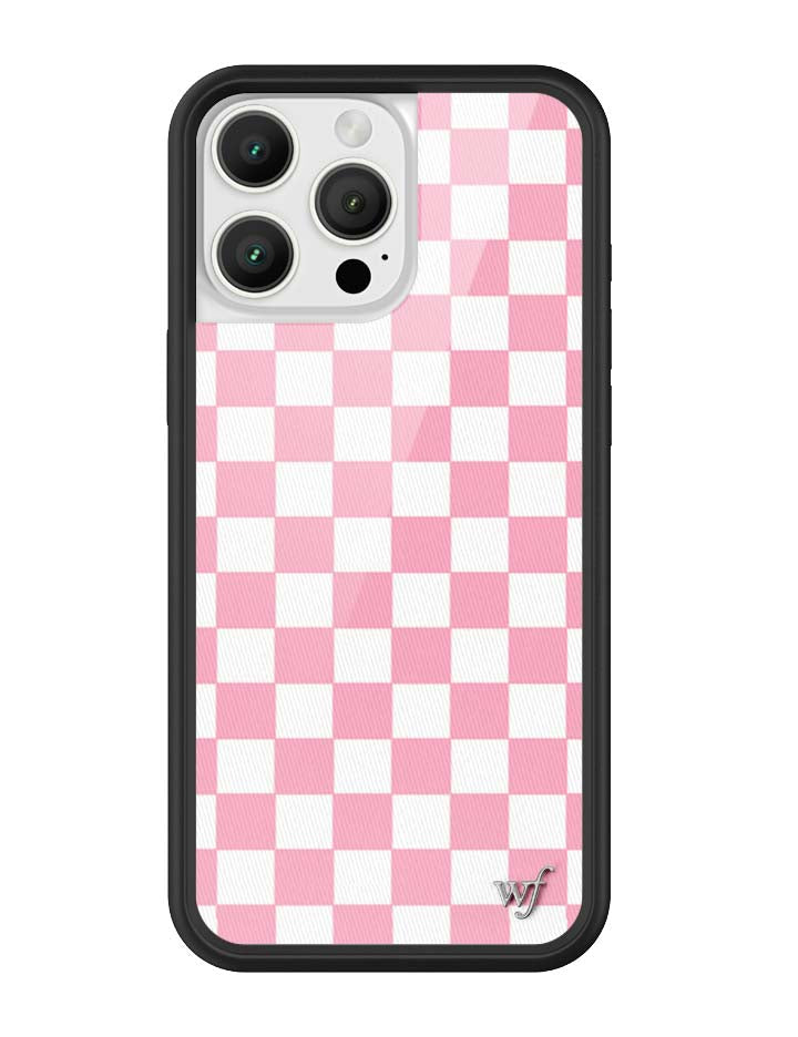 Checkers Pink iPhone Case - Protective Checkerboard Phone Cover - Image 10