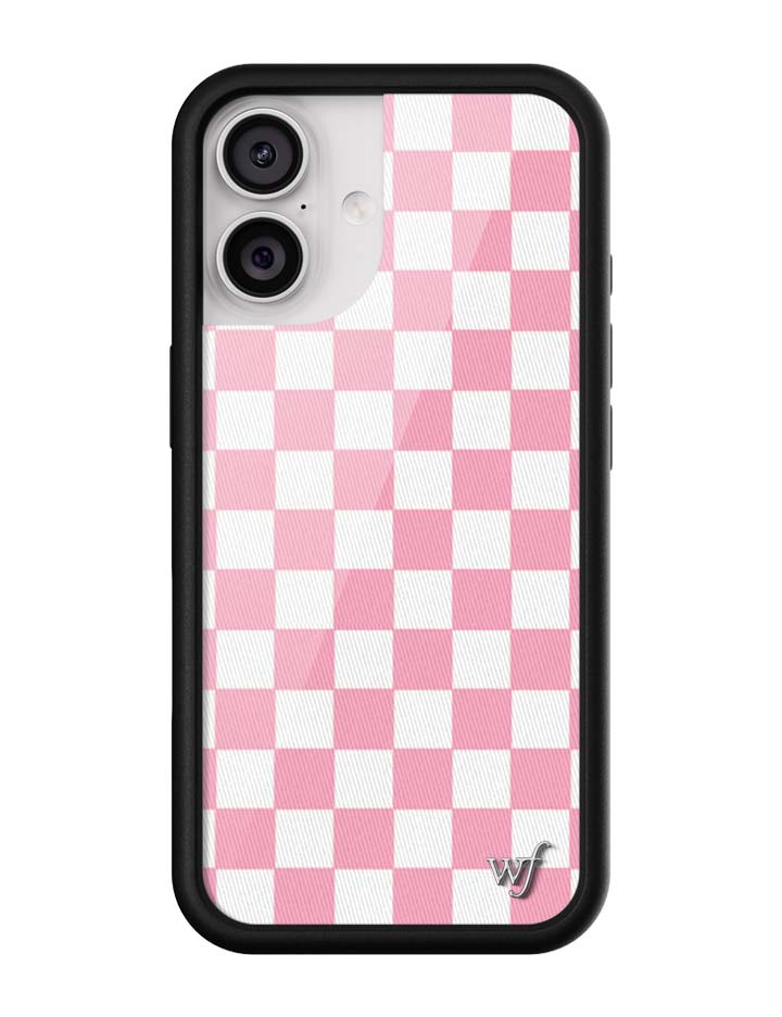 Checkers Pink iPhone Case - Protective Checkerboard Phone Cover - Image 7