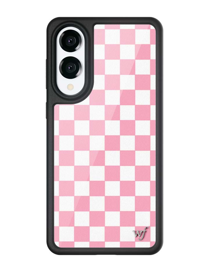 Checkers Pink Samsung Galaxy Case Limited Edition Phone Cover - Image 3