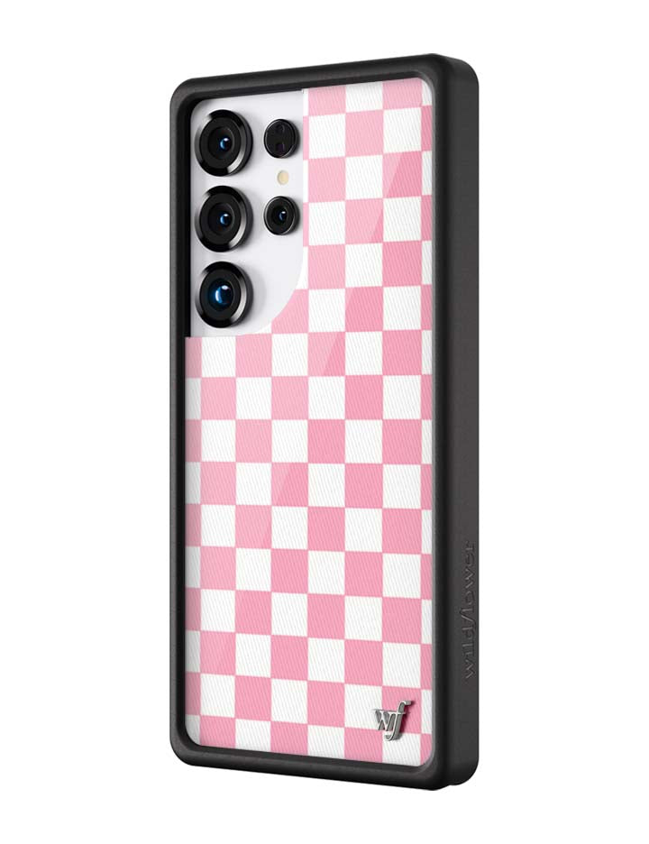 Checkers Pink Samsung Galaxy Case Limited Edition Phone Cover - Image 2