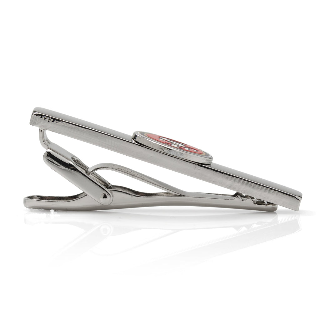 San Francisco 49ers NFL Team Logo Silver Plated Tie Clip - Image 4