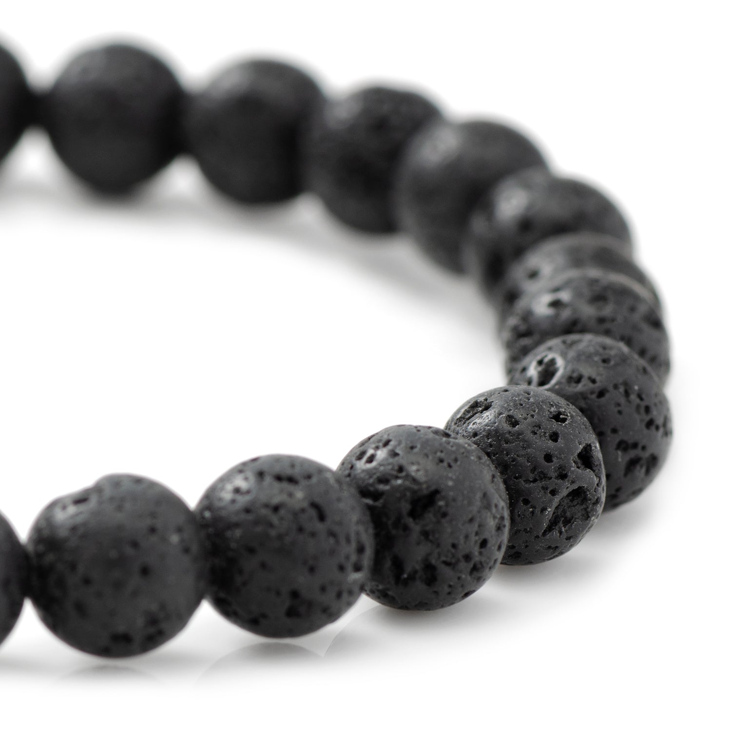 Green Bay Packers Lava Rock Beaded Bracelet with Football Accents - Image 3