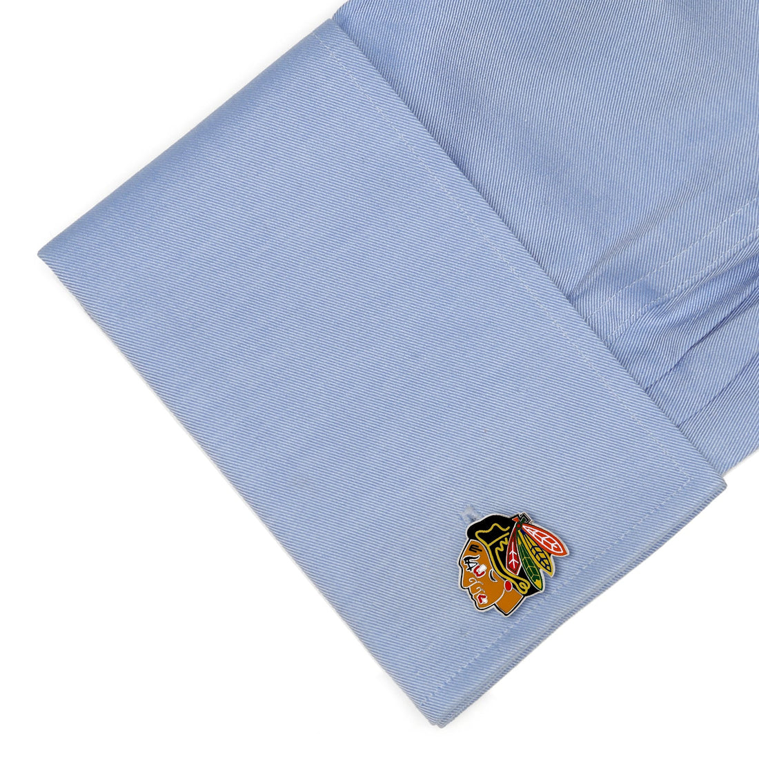 Chicago Blackhawks NHL Logo Enamel Cufflinks - Image 3