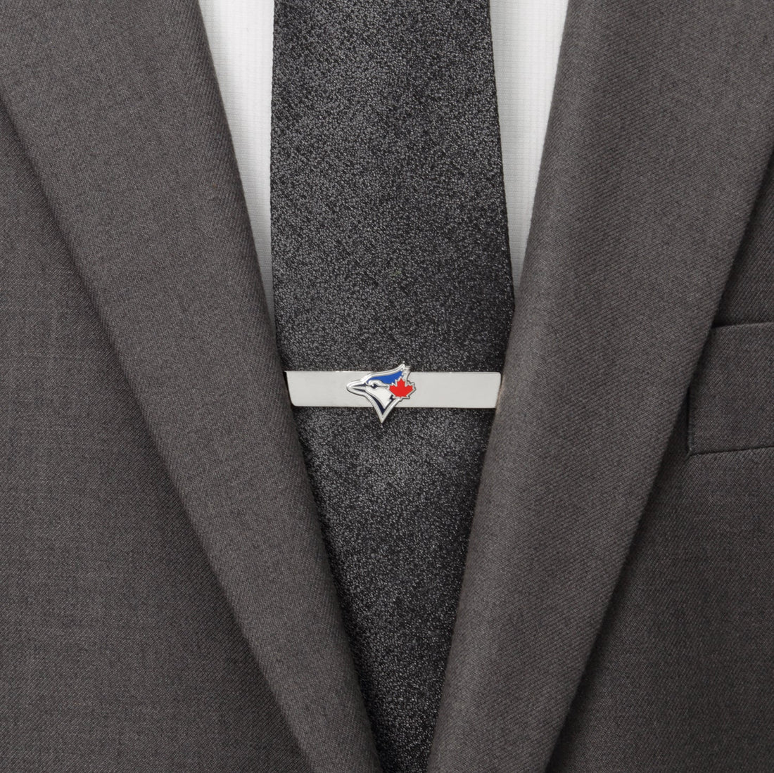 Toronto Blue Jays MLB Official Logo Silver Tone Tie Bar