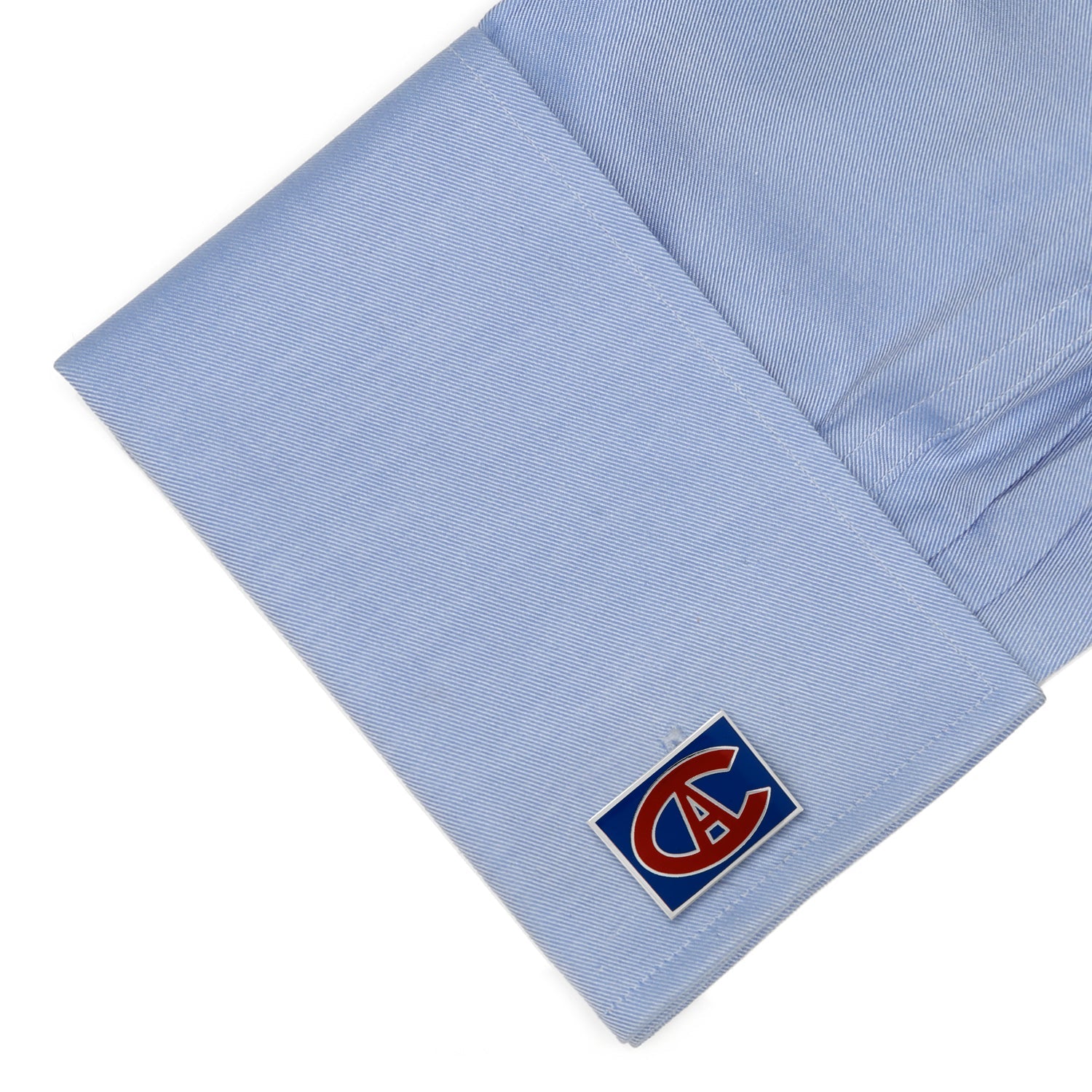 Montreal Canadiens Throwback Logo Rectangular Cufflinks - Image 3