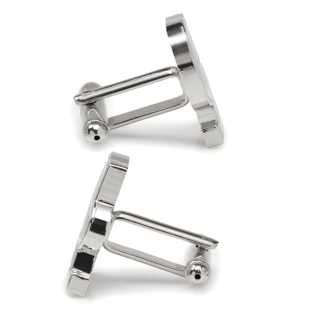 Colorado Rockies MLB Logo Cufflinks Silver Tone Enamel - Image 4