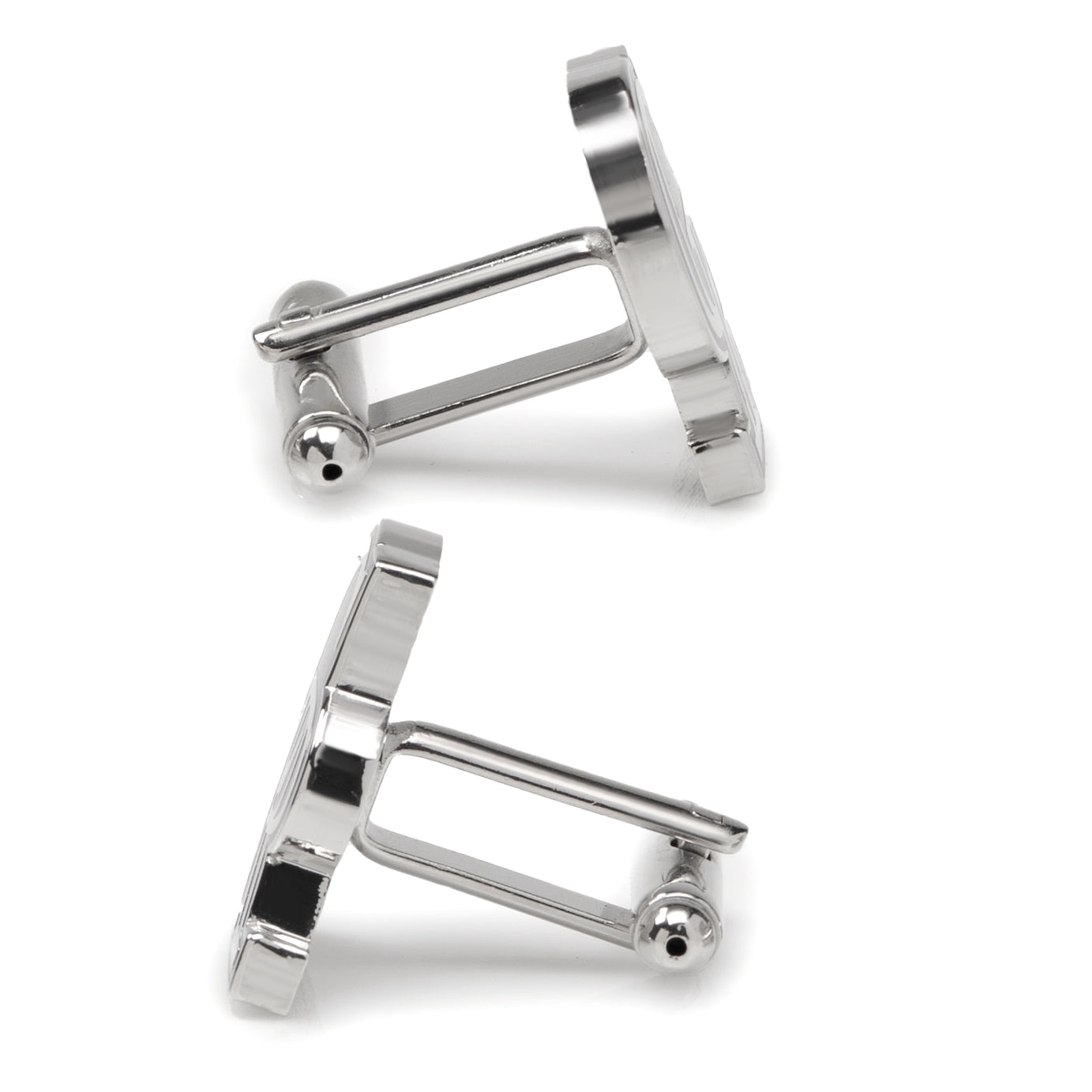 Colorado Rockies MLB Logo Cufflinks Silver Tone Enamel - Image 4