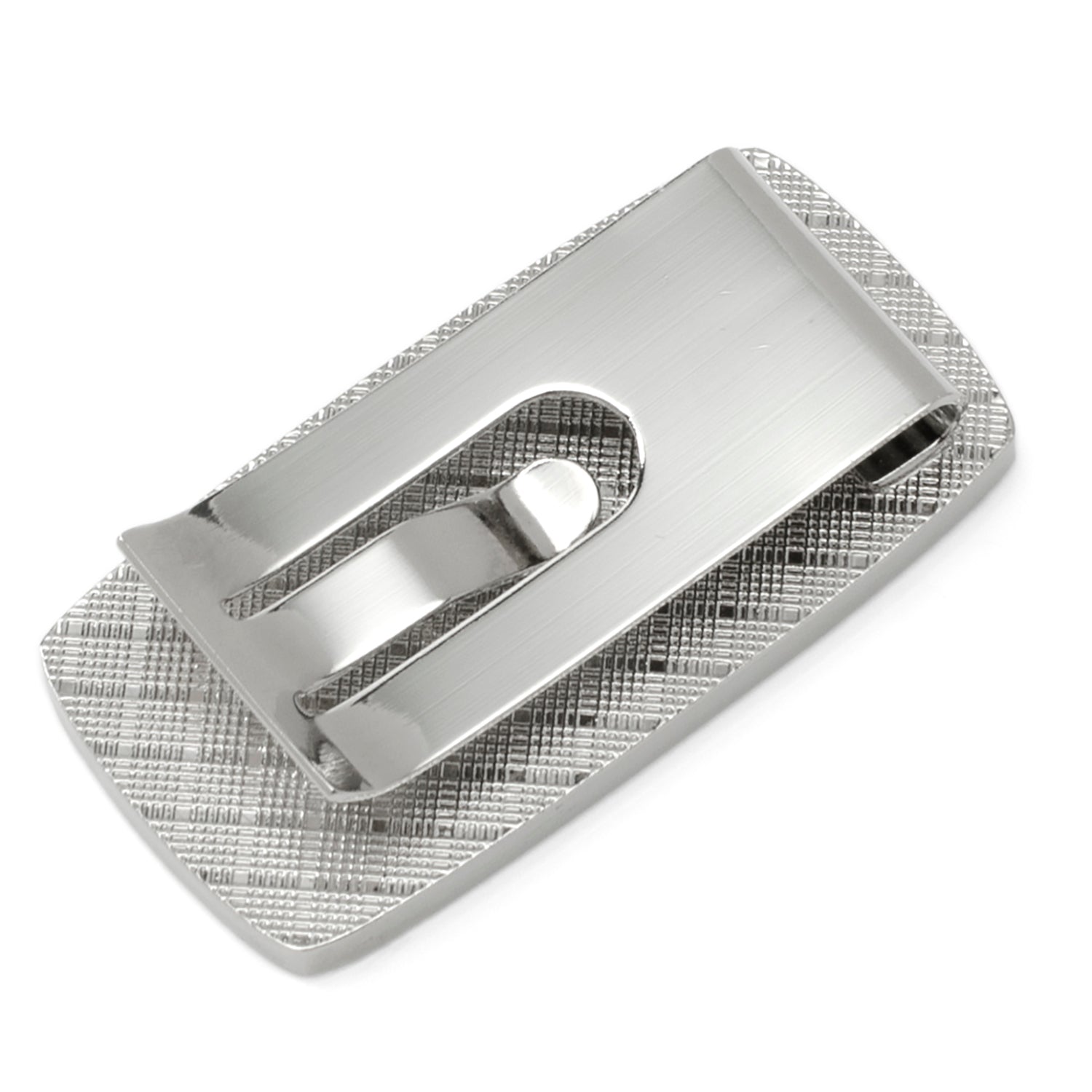 Chicago Cubs Cushion Money Clip in Silver Tone with Enamel Logo