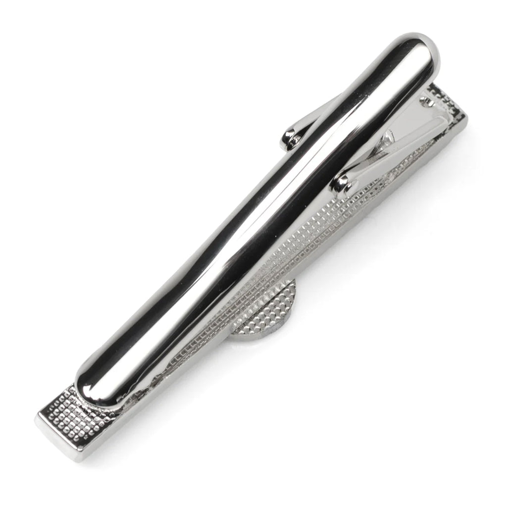 Chicago Cubs MLB Logo Tie Clip in Polished Silver Tone - Image 3