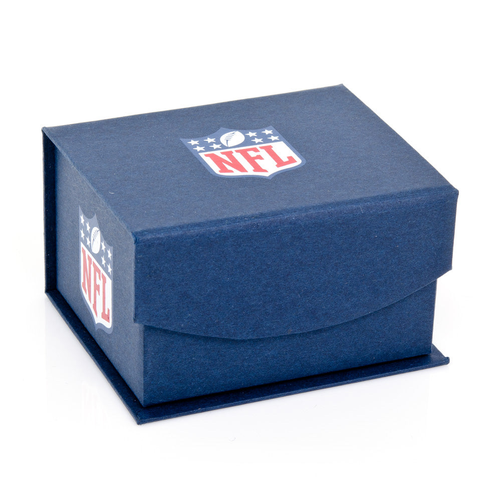 Dallas Cowboys Star Logo Enamel Cufflinks in Silver Tone - Image 4