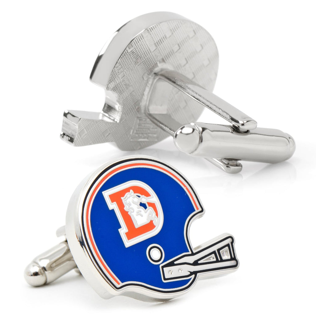 Denver Broncos Vintage Throwback Helmet Cufflinks - Image 2