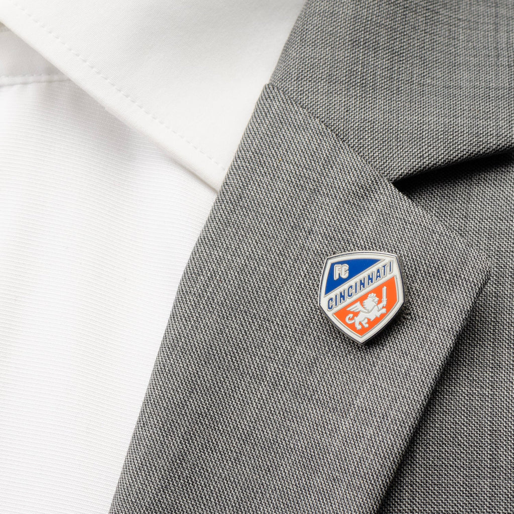 Official FC Cincinnati Lapel Pin in Silver Plated Enamel - Image 2
