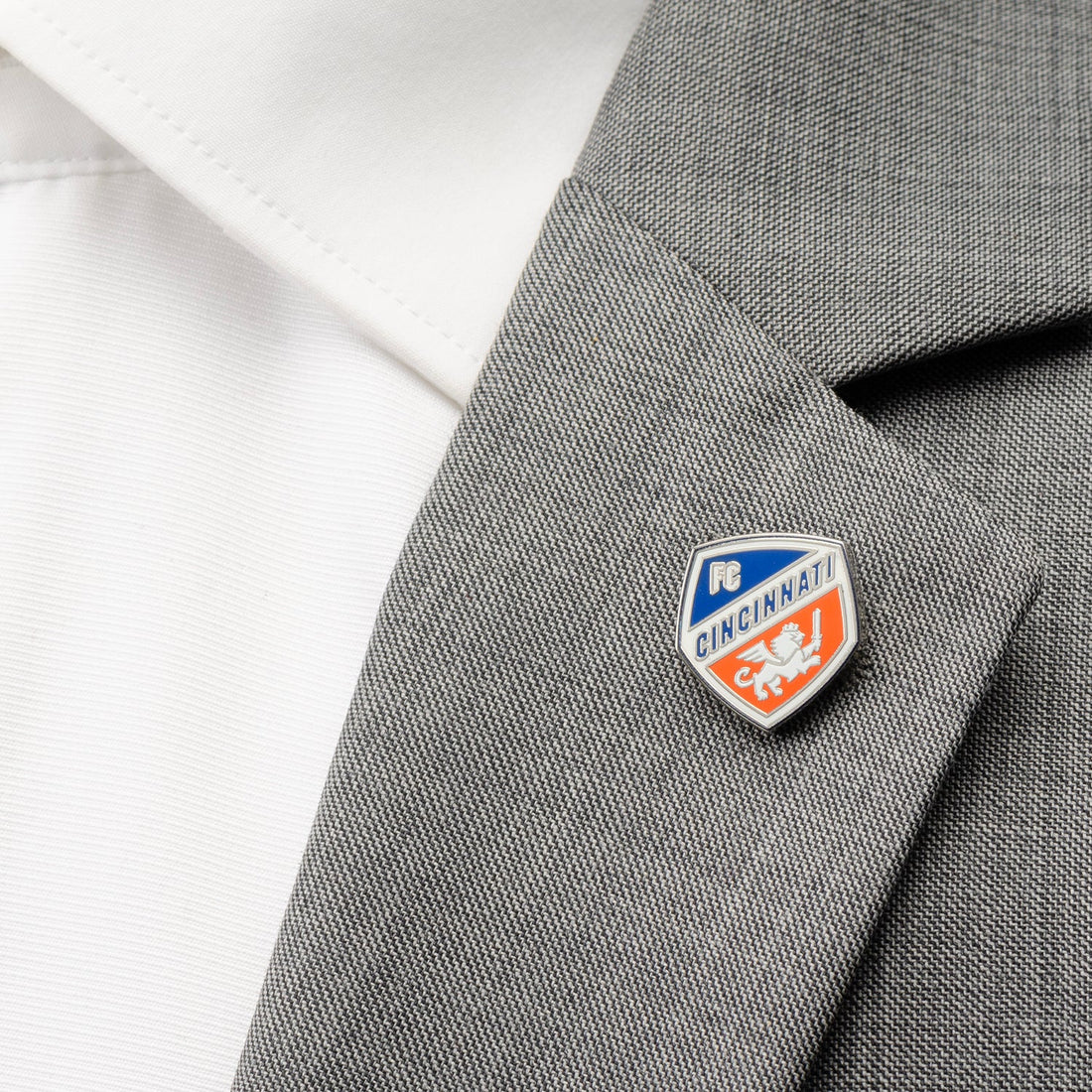 Official FC Cincinnati Lapel Pin in Silver Plated Enamel - Image 2