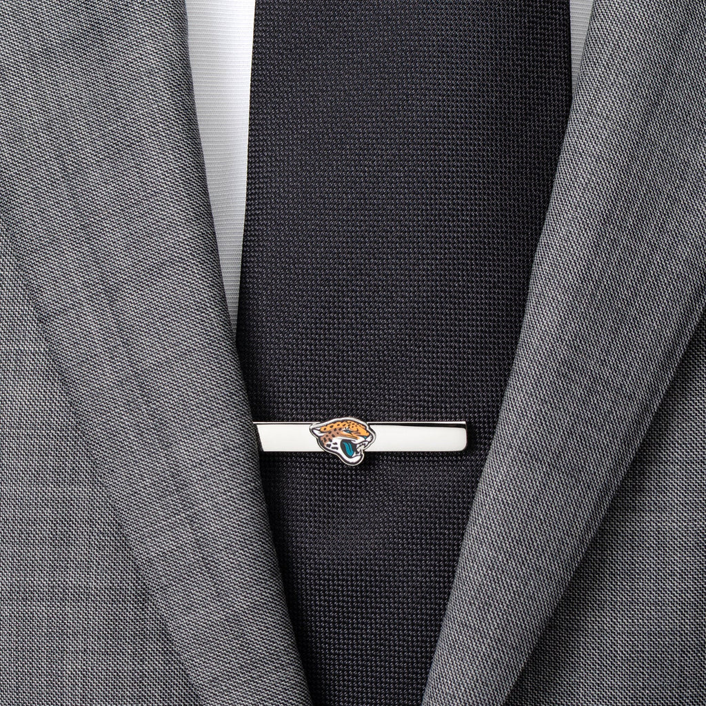 Jacksonville Jaguars Silver Plated Sliding Tie Bar Clip - Image 2