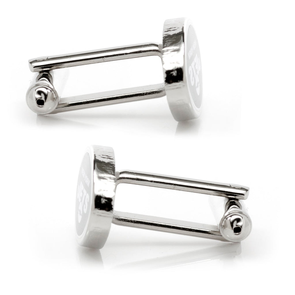 New York Jets NFL Logo Cufflinks and Tie Bar Gift Set - Image 4
