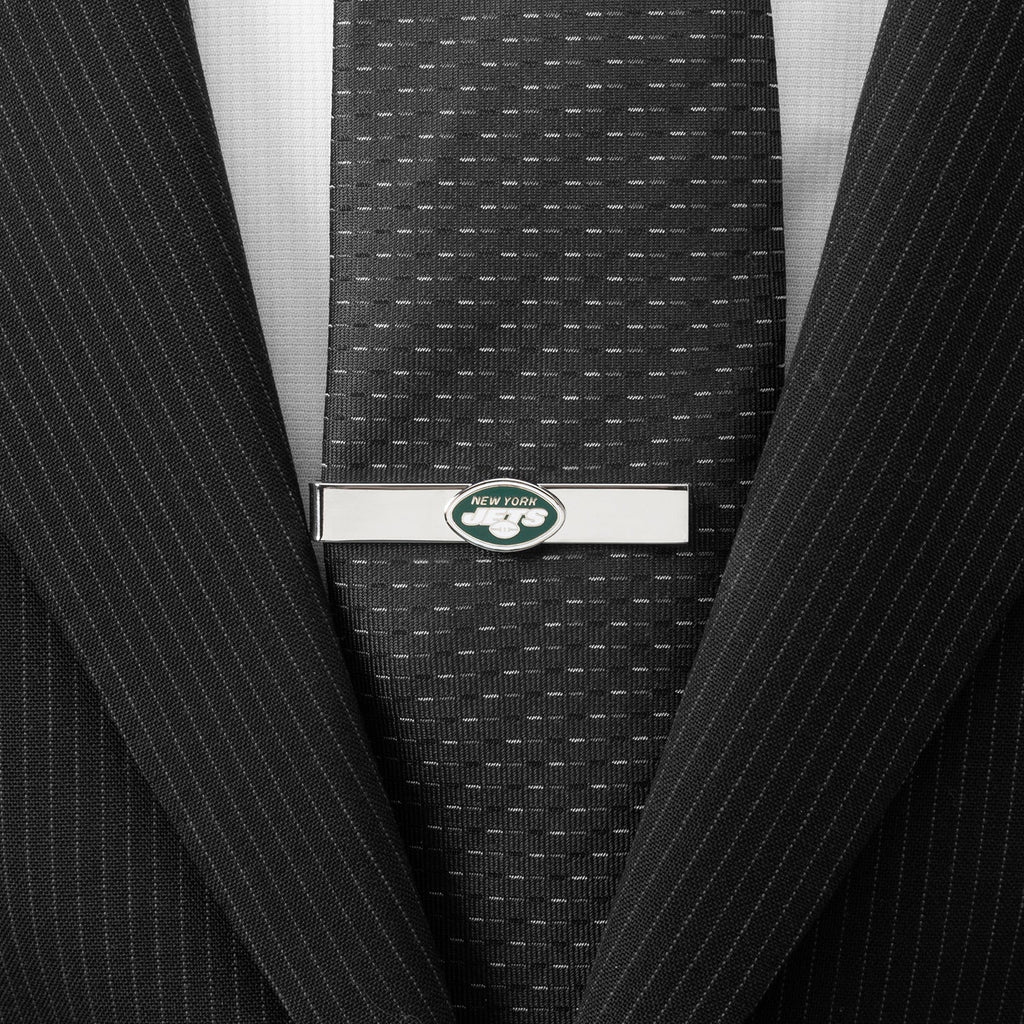 New York Jets NFL Logo Cufflinks and Tie Bar Gift Set - Image 9