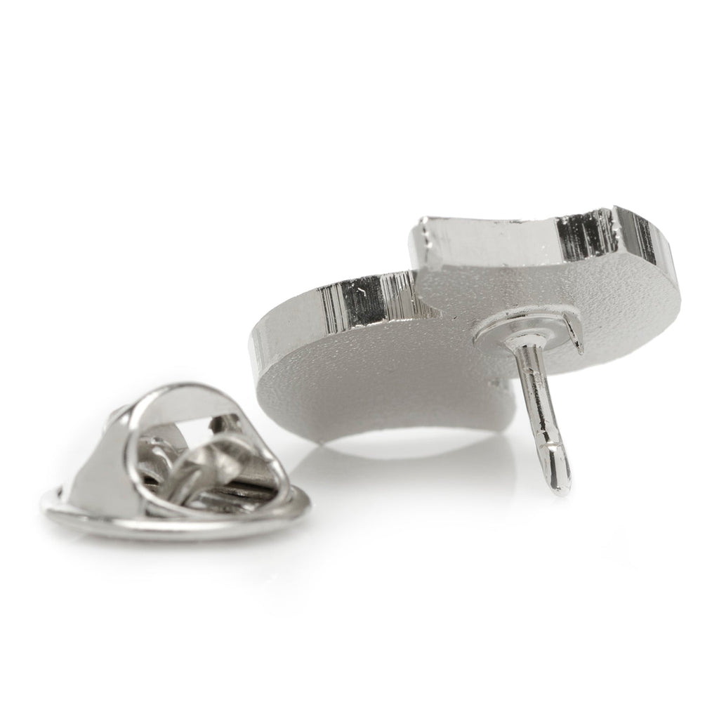 NHL Seattle Kraken Logo Lapel Pin in Stainless Steel - Image 3