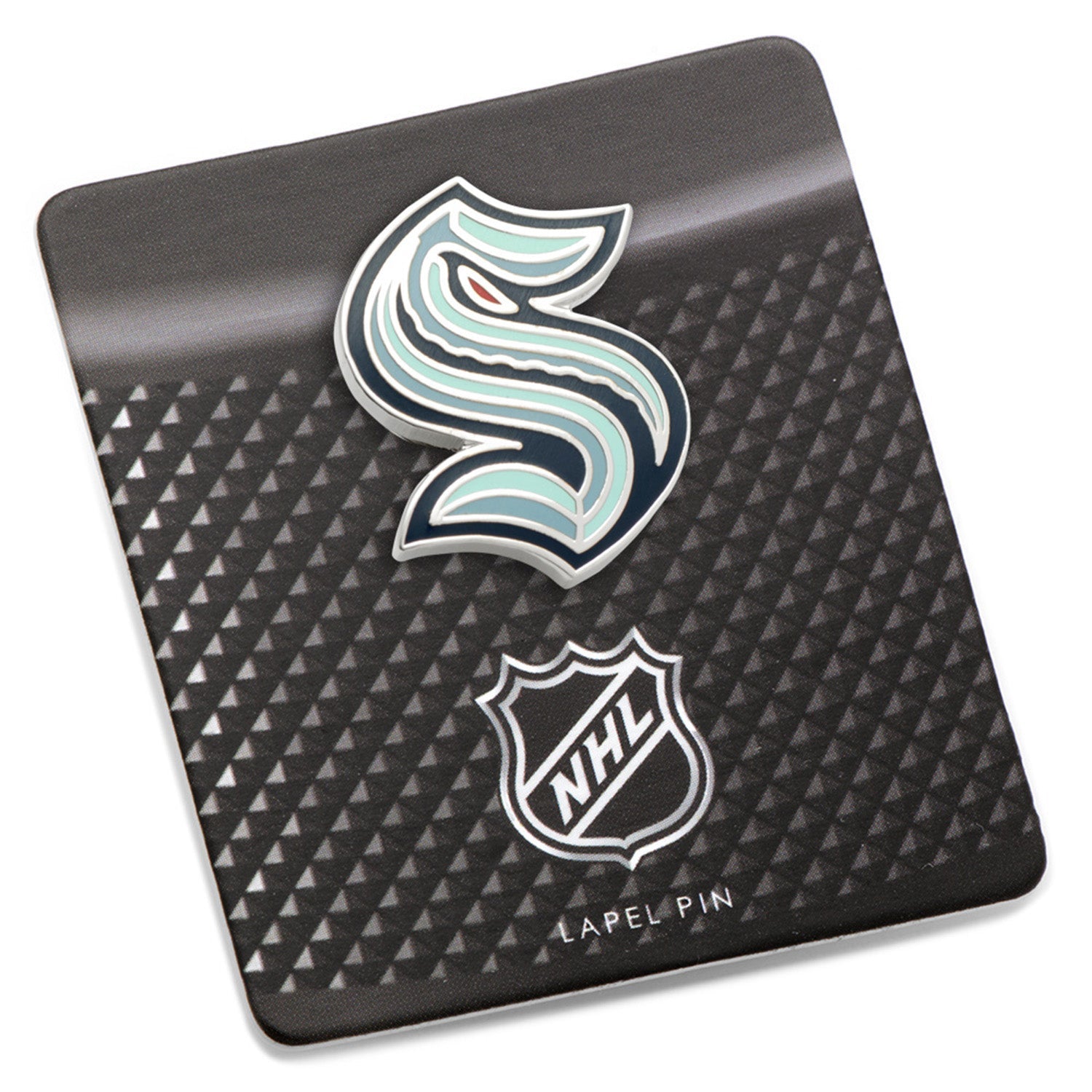 NHL Seattle Kraken Logo Lapel Pin in Stainless Steel - Image 5