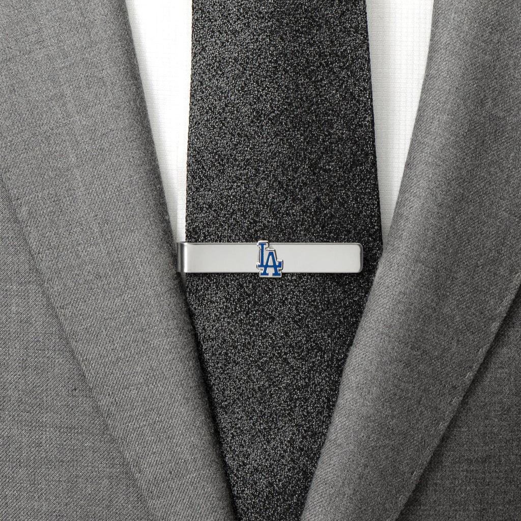 Los Angeles Dodgers MLB Officially Licensed Silver Tone Tie Bar - Image 2