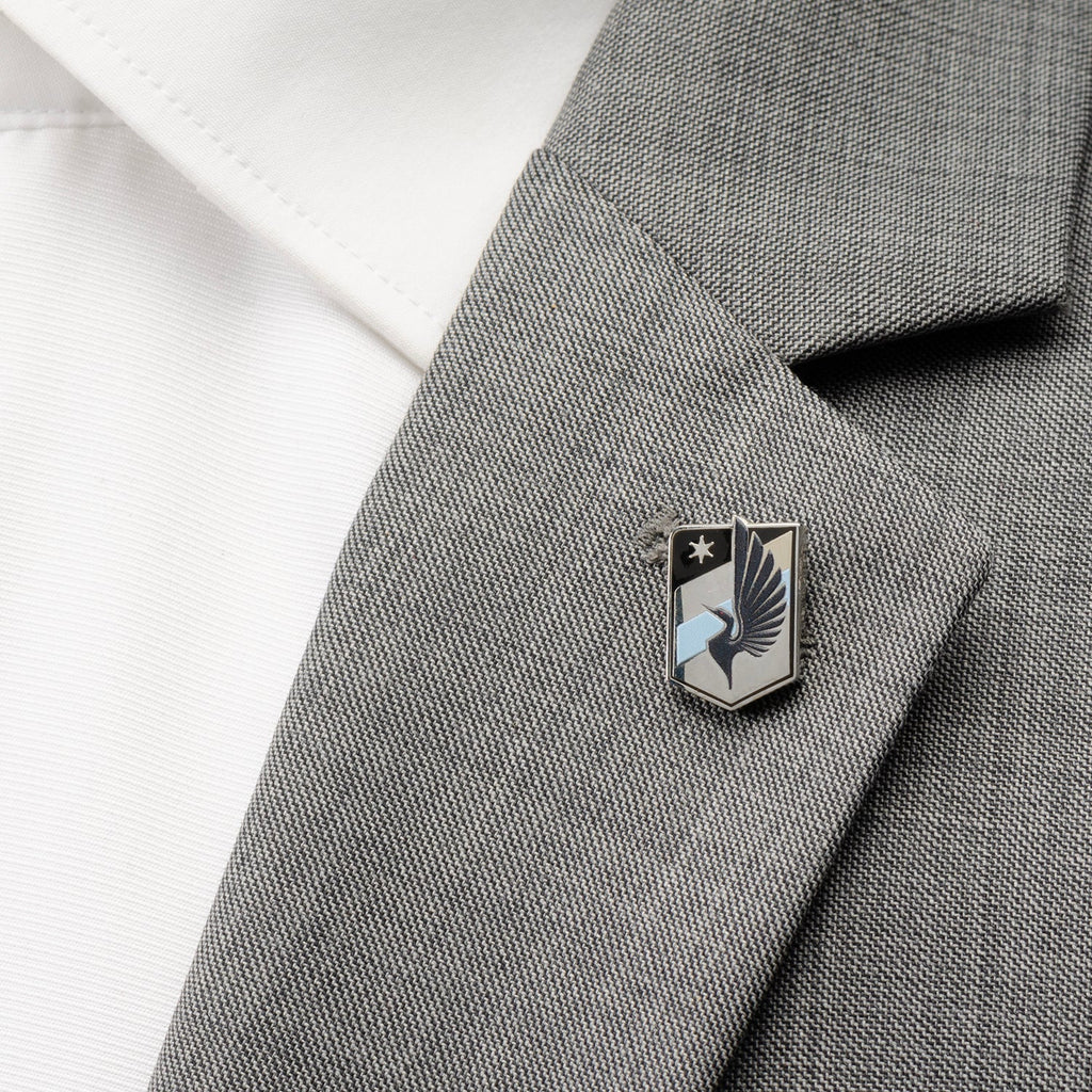 Minnesota United FC Official Logo Lapel Pin in Silver Plated - Image 2