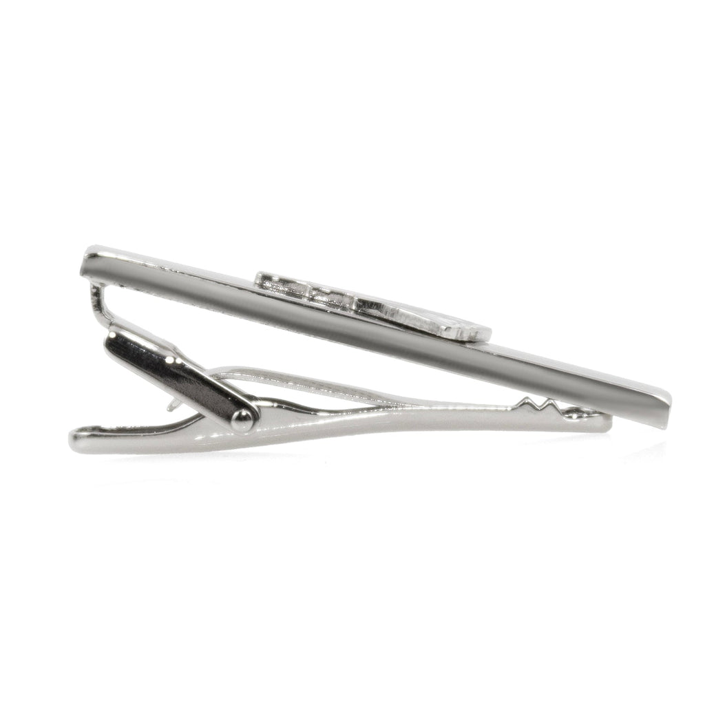 New England Patriots Silver Plated Sliding Tie Clip Accessory - Image 4