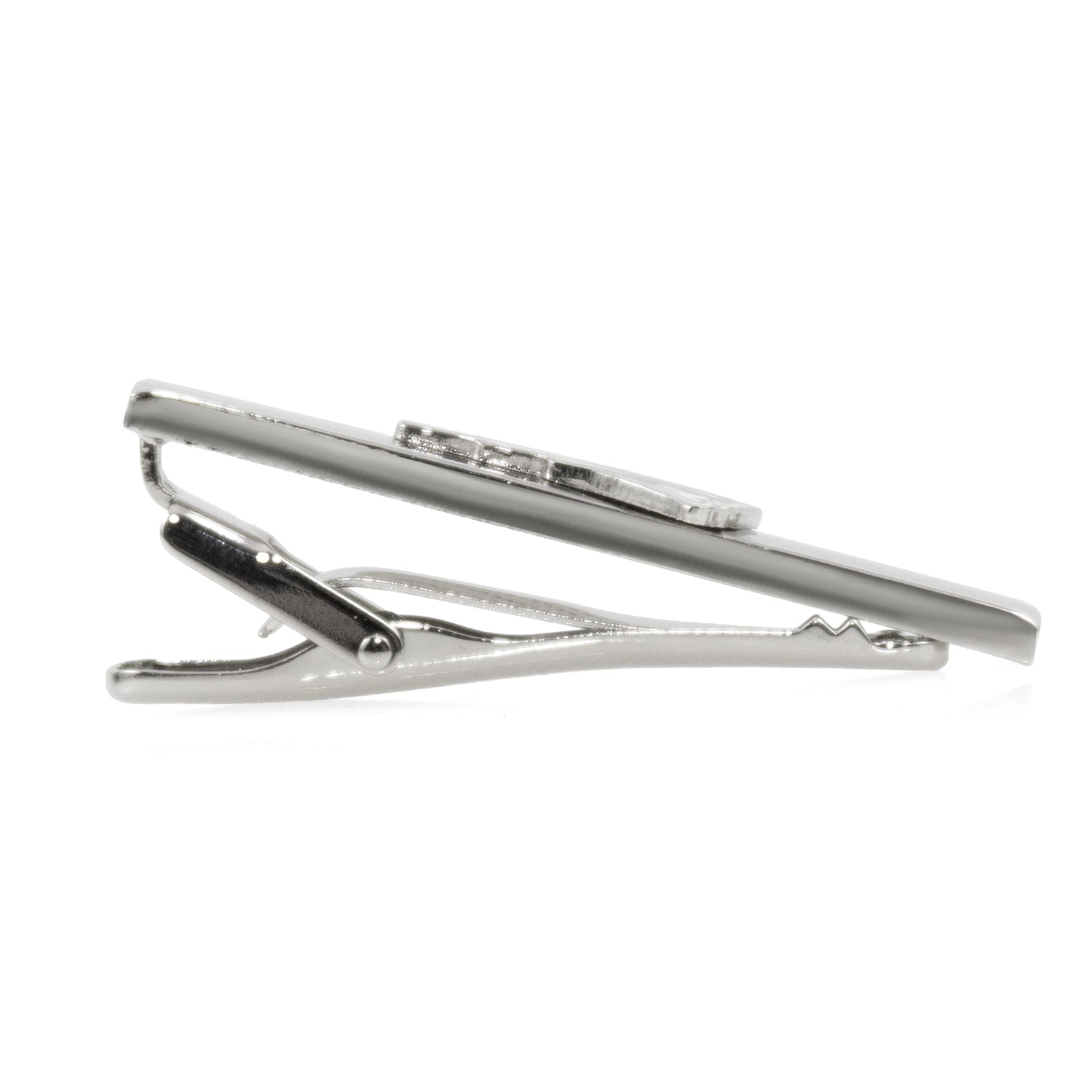 New England Patriots Silver Plated Sliding Tie Clip Accessory - Image 4