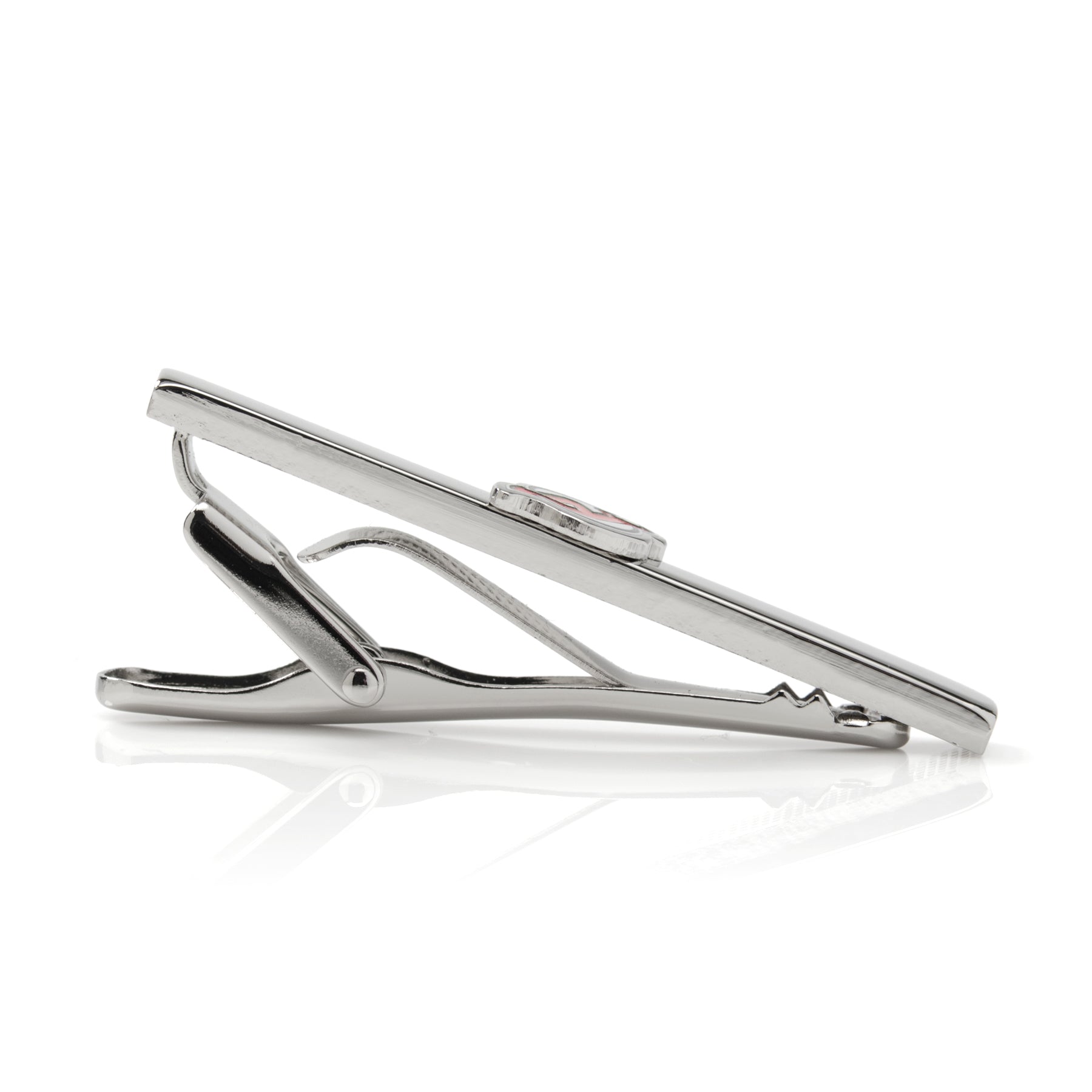 NHL New Jersey Devils Silver-Plated Sliding Tie Clip Accessory - Image 4
