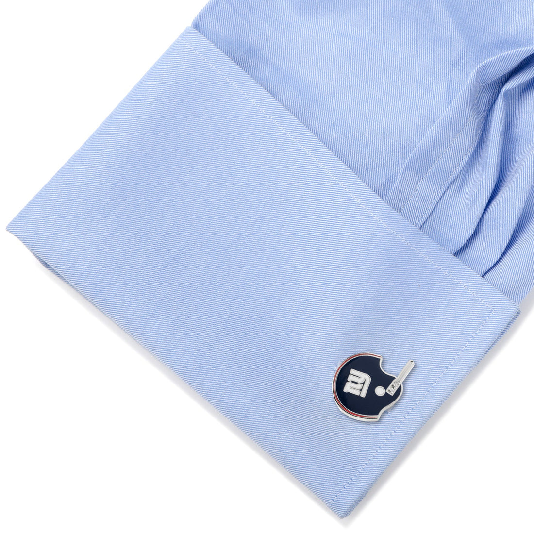 New York Giants NFL Retro Helmet Cufflinks in Silver Tone - Image 3
