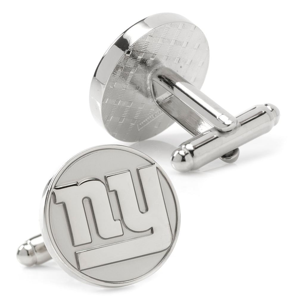 New York Giants NFL Logo Silver Tone Cufflinks - Image 2