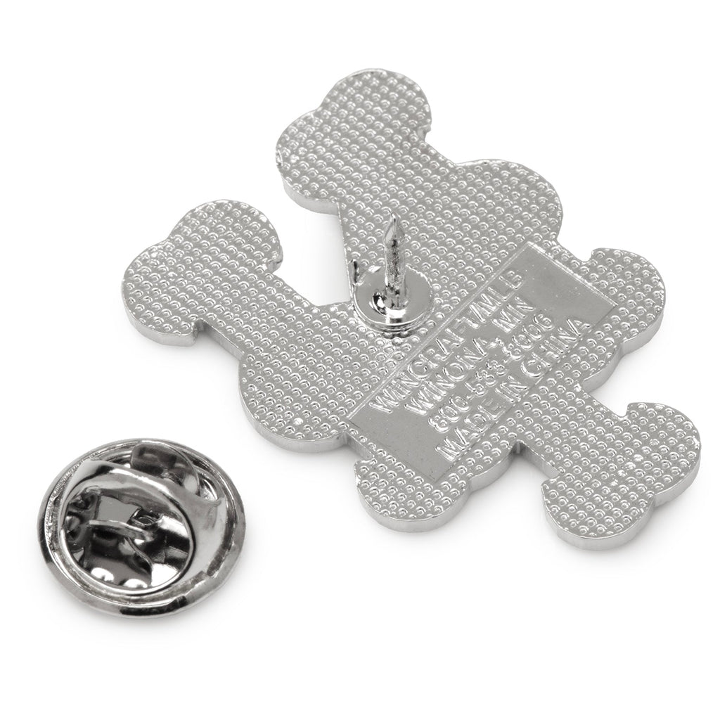 New York Mets MLB Team Logo Lapel Pin Silver Tone Metal