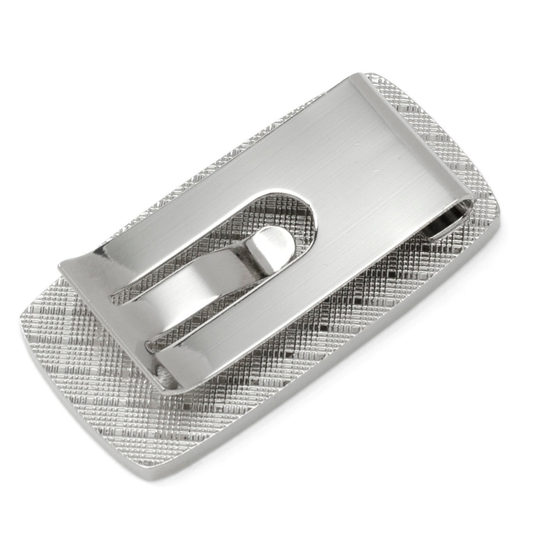New York Yankees MLB Cushion Money Clip in Silver and Navy - Image 2